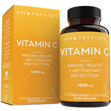Viva Naturals Vitamin C Capsules 1000mg front view