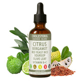 VivaMelhor Red Yeast Rice Citrus Bergamot Drops bottle front view