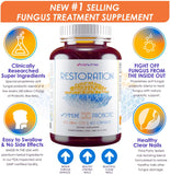 VIVANUTRA Probiotic Fungus Blend 40 Billion CFUs bottle side view