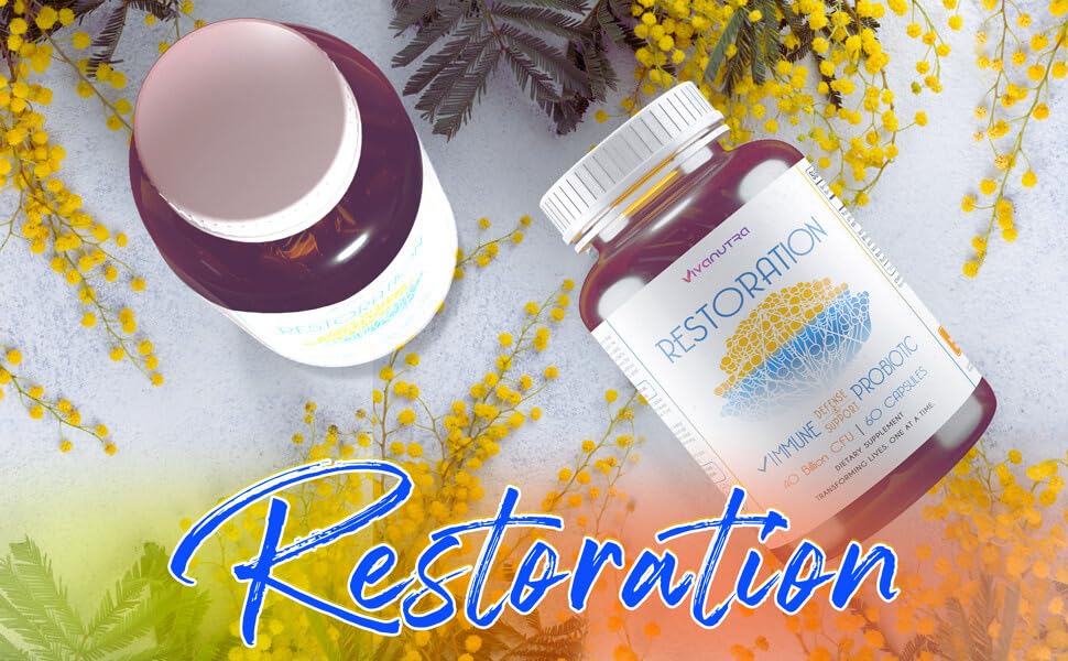 VIVANUTRA Probiotic Fungus Blend 40 Billion CFUs packaging and label