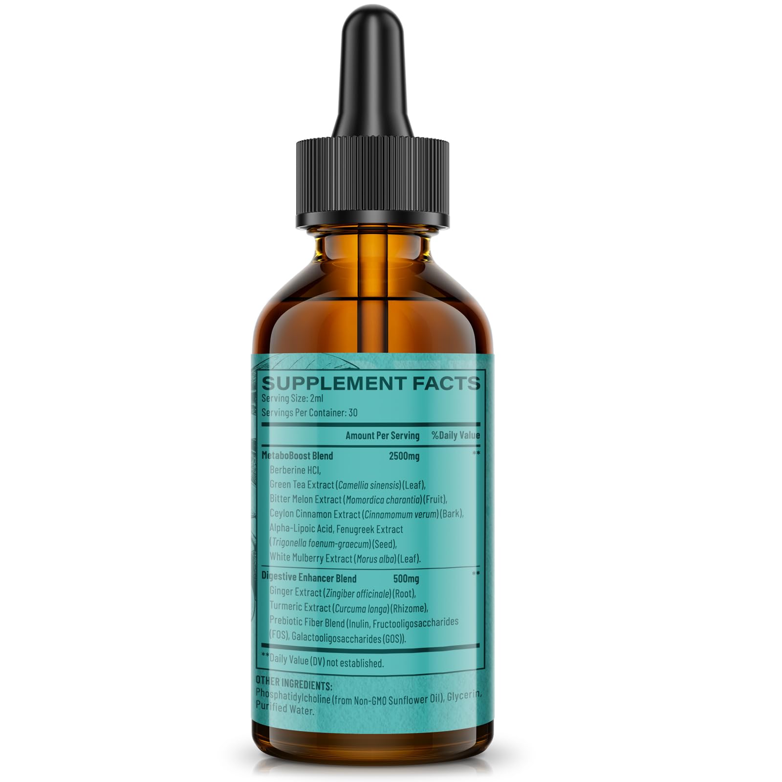 Vivaravida Berberine Drops 3000mg lifestyle scene with drops on a table
