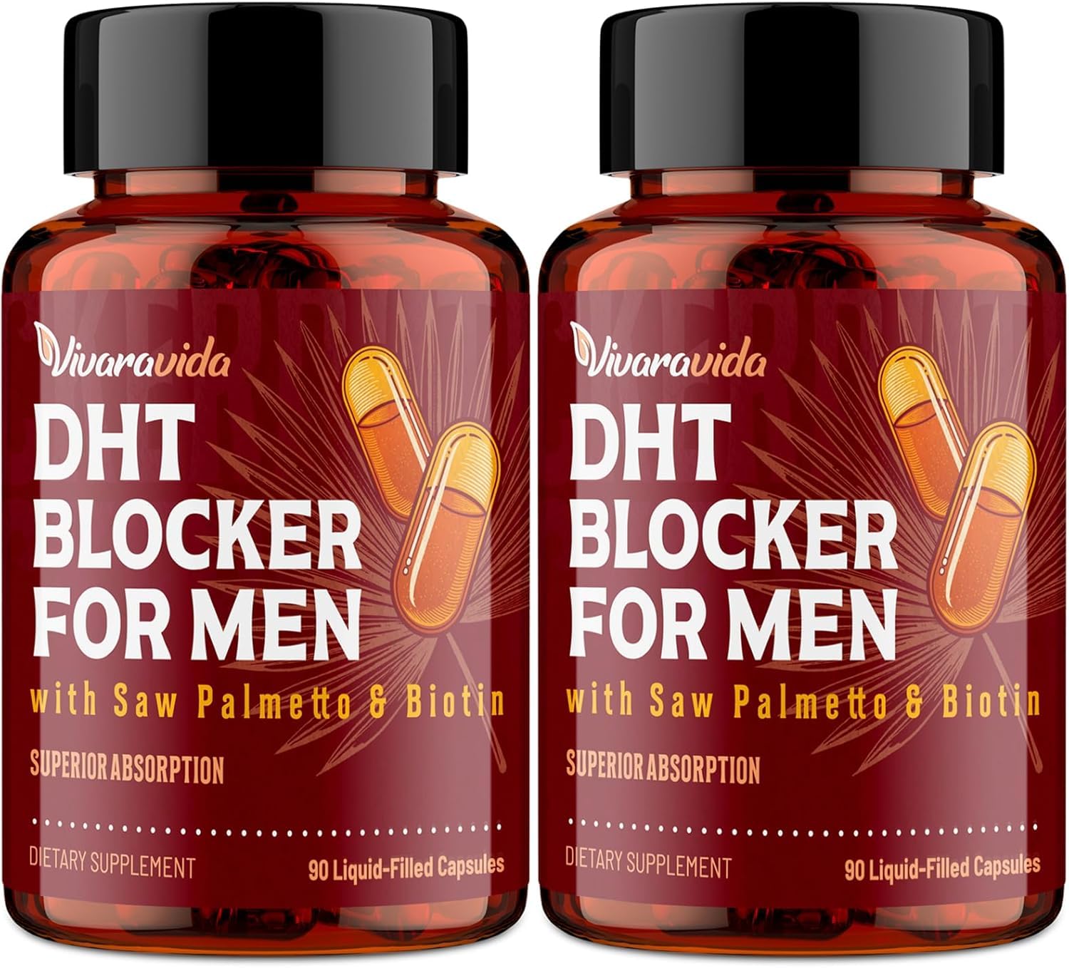 Vivaravida Saw Palmetto Liquid Capsules front view