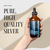 VivaValora Colloidal Silver Liquid 10 PPM dropper close-up