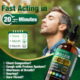 VivaVitalize Mullein Drops dropper in use
