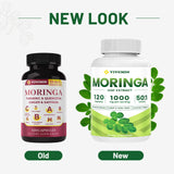 vivcmin Moringa Capsules in a lifestyle setting