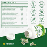 vivcmin Moringa Capsules with a measuring spoon