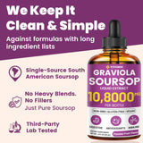 vivcmin Soursop Drops 30ml dropper close-up