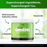 VIVE MD BCAA Supplement 109g on a gym bench