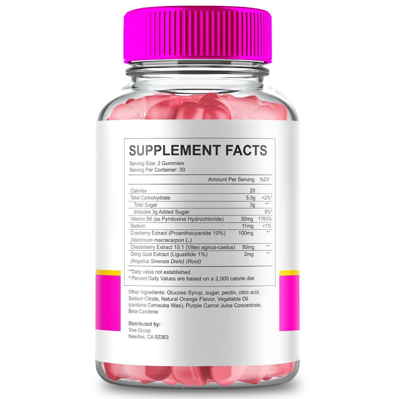 VIVE MD Blended Vitamin & Mineral Supplement side view