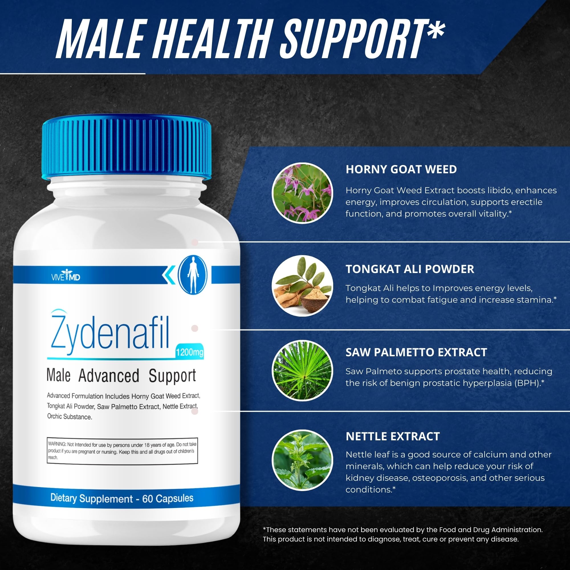VIVE MD Saw Palmetto Supplement lifestyle setting
