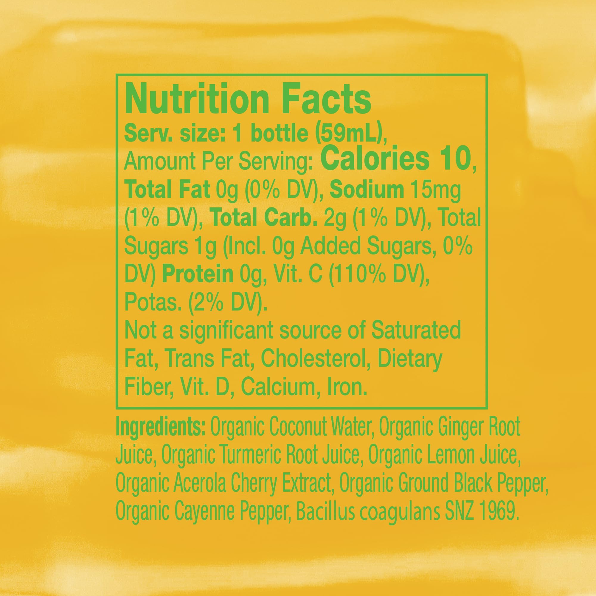 Vive Organic Cayenne Shot 454g ingredients list