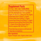 Vive Organic Fresh Pressed daily wellness Shots ingredients close-up
