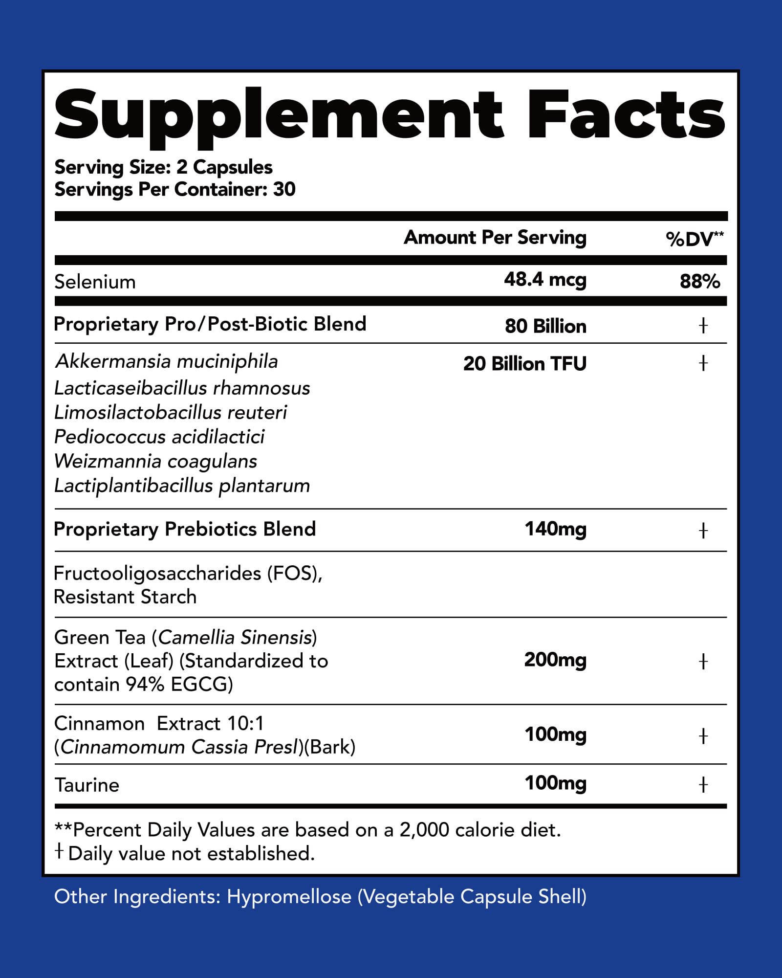 VIVI Youth Akkermansia Probiotic Supplement side view