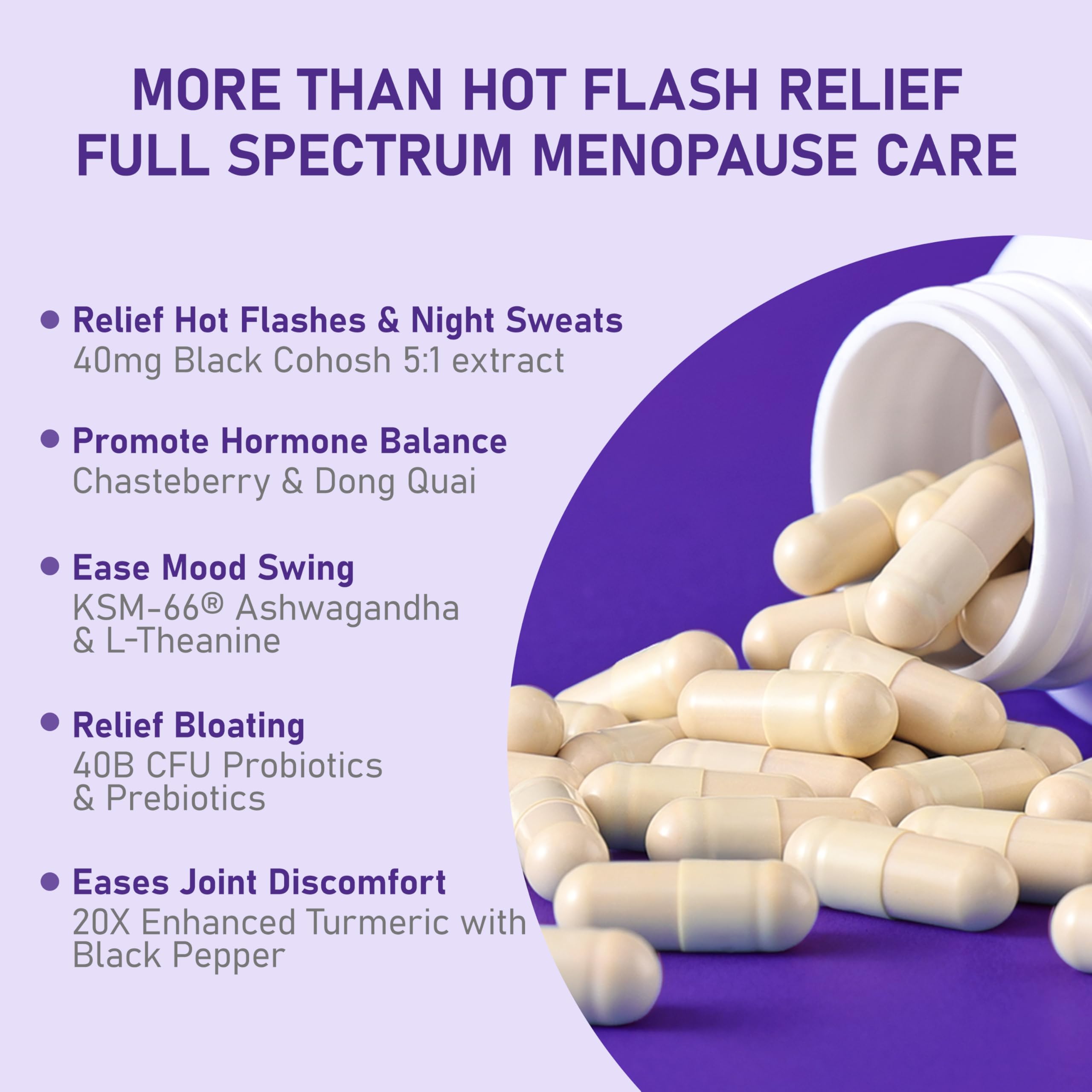 VIVI Youth Black Cohosh Supplement 5:1 Extract capsules close-up