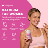 VIVI Youth Calcium Supplement 300mg side view