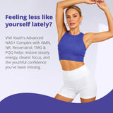 VIVI Youth Resveratrol Supplement with measuring scoop