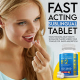 Vivid Health Nutrition B12 Sublingual on a wooden table