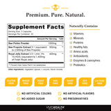 Vivid Health Nutrition Royal Jelly Supplement side view