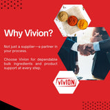 Vivion Sodium Chloride USP Grade 1kg with measurement tools