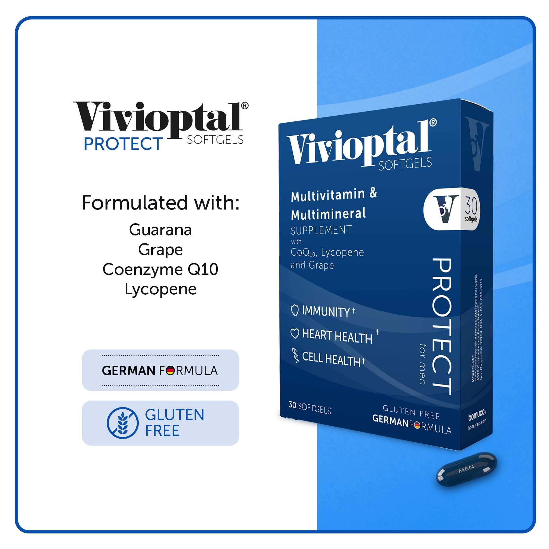 Vivioptal Vitamins Blended Vitamin & Mineral Supplement ingredients list