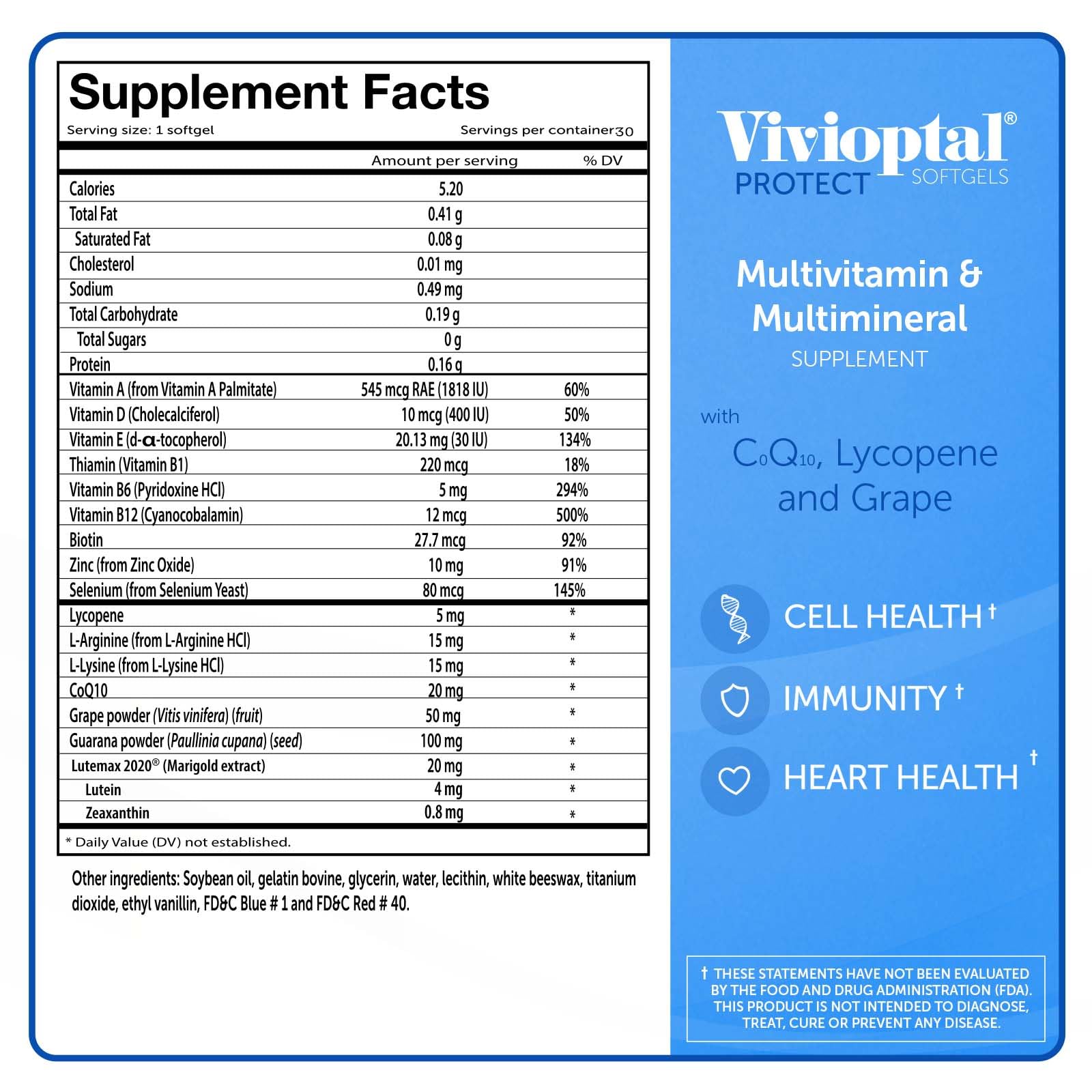 Vivioptal Vitamins Blended Vitamin & Mineral Supplement lifestyle scene