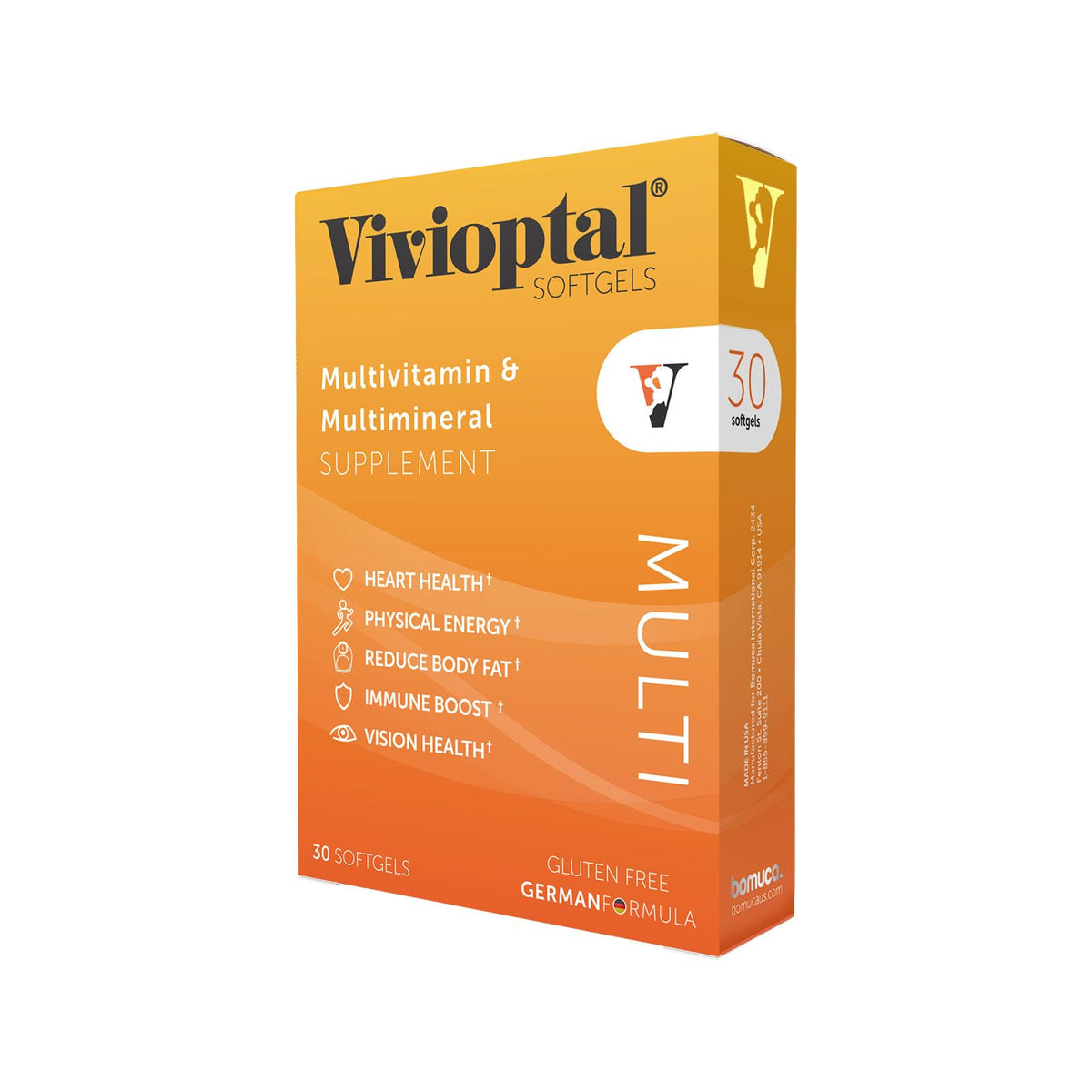 Vivioptal Vitamins Multivitamin Softgels front view