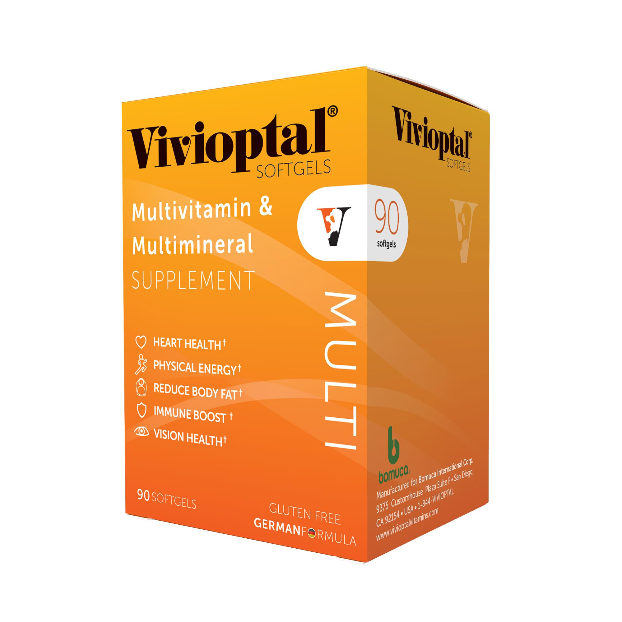 Vivioptal Vitamins Multivitamin Softgels front view