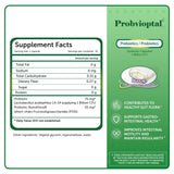 Vivioptal Vitamins Prebiotic + Probiotic Capsules with a glass of water
