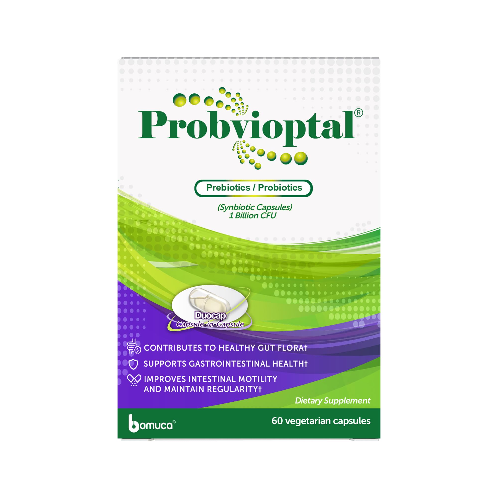 Vivioptal Vitamins Probiotic Acidophilus capsule close-up