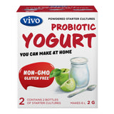 VIVO Probiotic Yogurt Starter packaging details