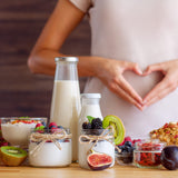 VIVO Probiotic Yogurt Starter with milk for yogurt making
