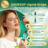 VivoNu 2000mg Soursop & 12-in-1 Super Herb Blend liquid supplement back view