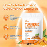 VivoNu 6-in-1 Pure Turmeric Curcumin Capsules ingredients close-up