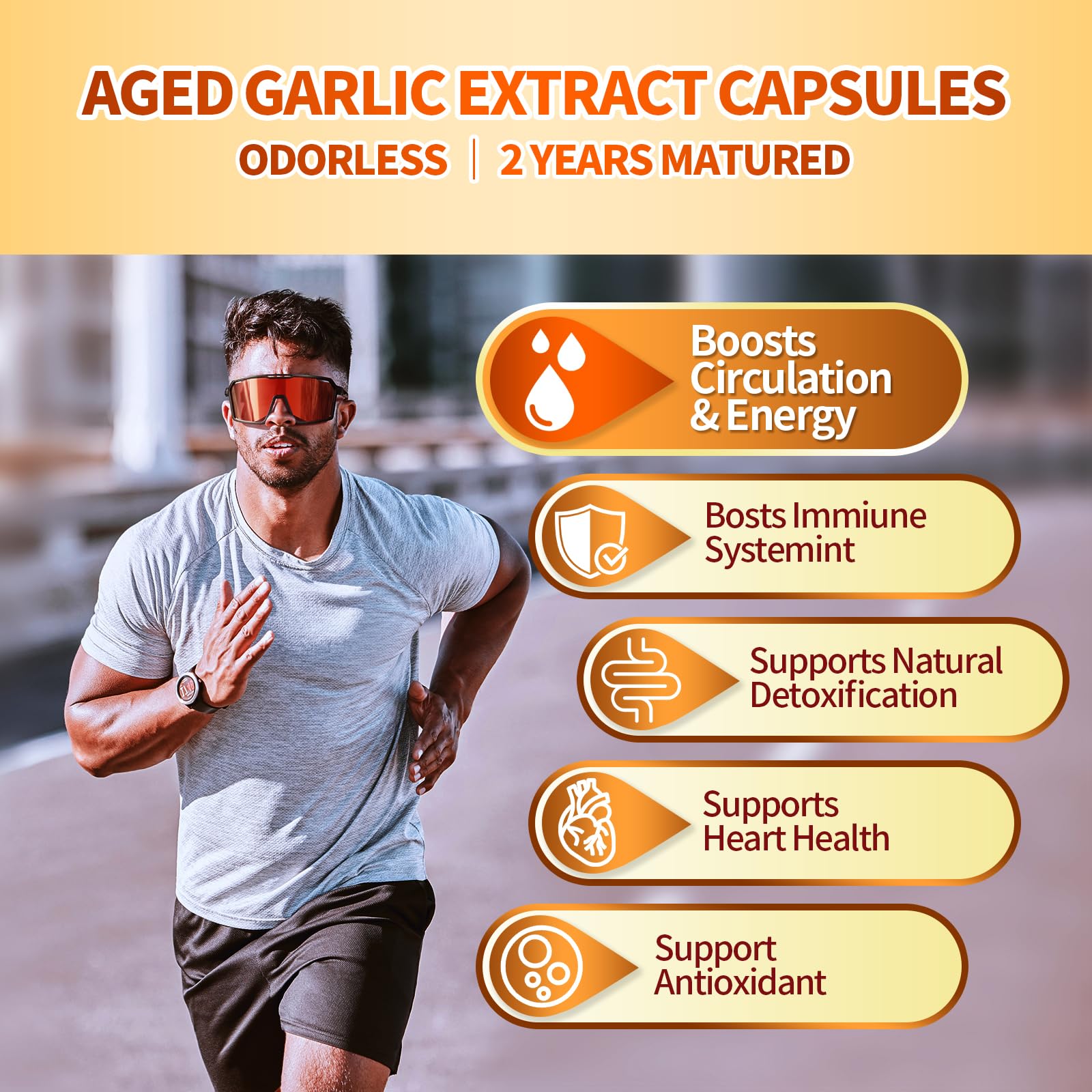 VivoNu Aged Garlic Extract Softgels packaging