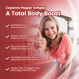 VivoNu Cayenne Pepper Softgels close-up of softgel