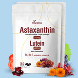 VivoNu Lutein 14-in-1 Eye Support Softgels front view