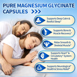 VivoNu Magnesium Glycinate 500mg 240 capsules side view