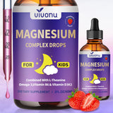 VivoNu Magnesium Glycinate Liquid Drops 132g front view