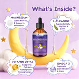 VivoNu Magnesium Glycinate Liquid Drops being added to a drink