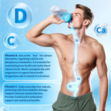 VivoNu Magnesium Hydrogen Water Tablets Raspberry flavour close-up