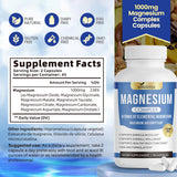 VivoNu Magnesium Supplement 1000mg capsules in a bowl