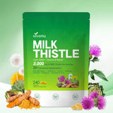 VivoNu Milk Thistle Supplement 3000mg softgel bottle front view