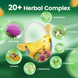 VivoNu Milk Thistle Supplement 3000mg softgels close-up
