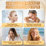 VivoNu NMN Supplement 1000mg Liposomal on a wooden table