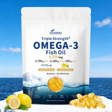 VivoNu Omega-3 Fish Oil Supplement front view with packaging