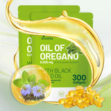 VivoNu Oregano Oil Capsules 300 count front view