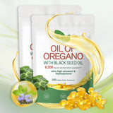 VivoNu Oregano Oil Capsules 300 softgels front view