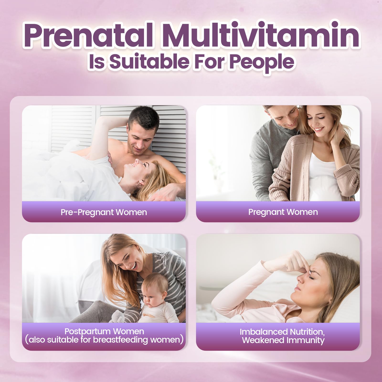 VivoNu Prenatal Vitamins softgels in a hand