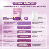 VivoNu Prenatal Vitamins softgels on a white background
