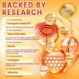 VivoNu Pumpkin Seed Oil Capsules open bag showing capsules